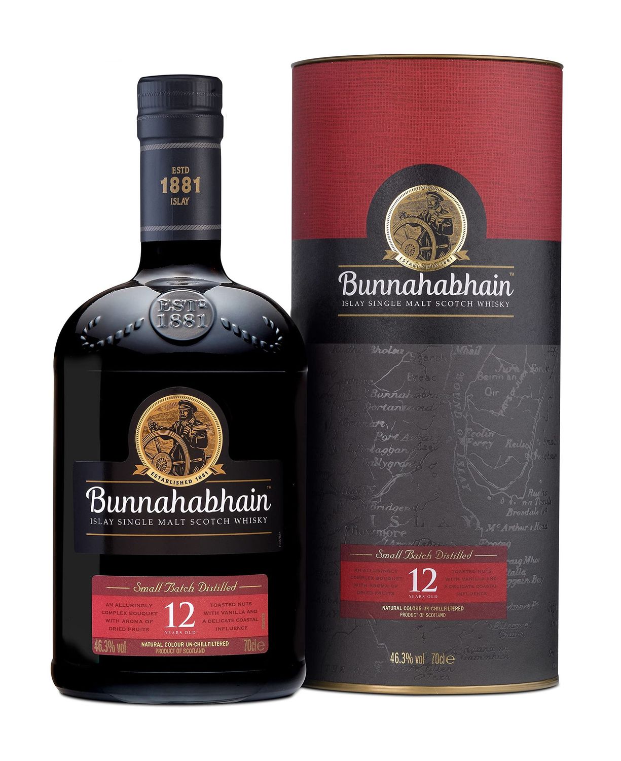 Bunnahabhain 12 Year Old Islay Single Malt Scotch Whisky - Sherry Finish