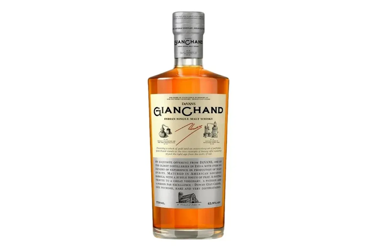 DeVANS GianChand Single Malt Whisky – Indian Single Malt 42.8% ABV – 75 cl