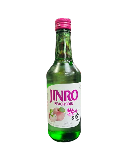 Jinro Peach Soju 350ml | Flavoured Korean Soju