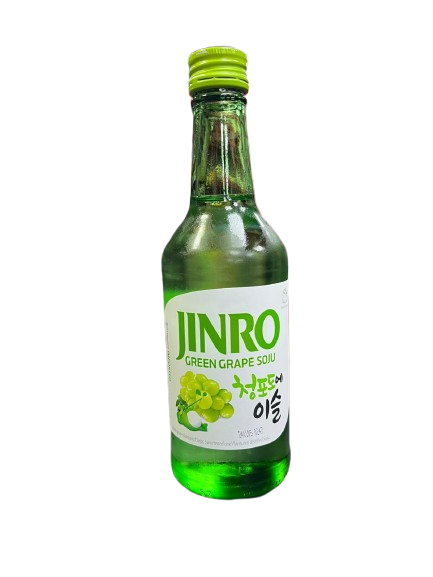 Jinro Green Grape Soju 350ml | Korean Flavoured Soju