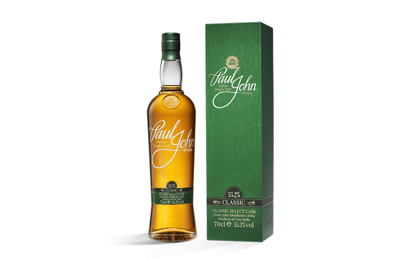 Paul John Classic Select Cask – Indian Single Malt Whisky 55.2% ABV – 75 cl
