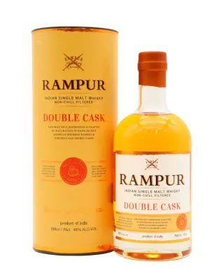 Rampur Double Cask Indian Single Malt Whisky – 45% ABV – 70 cl