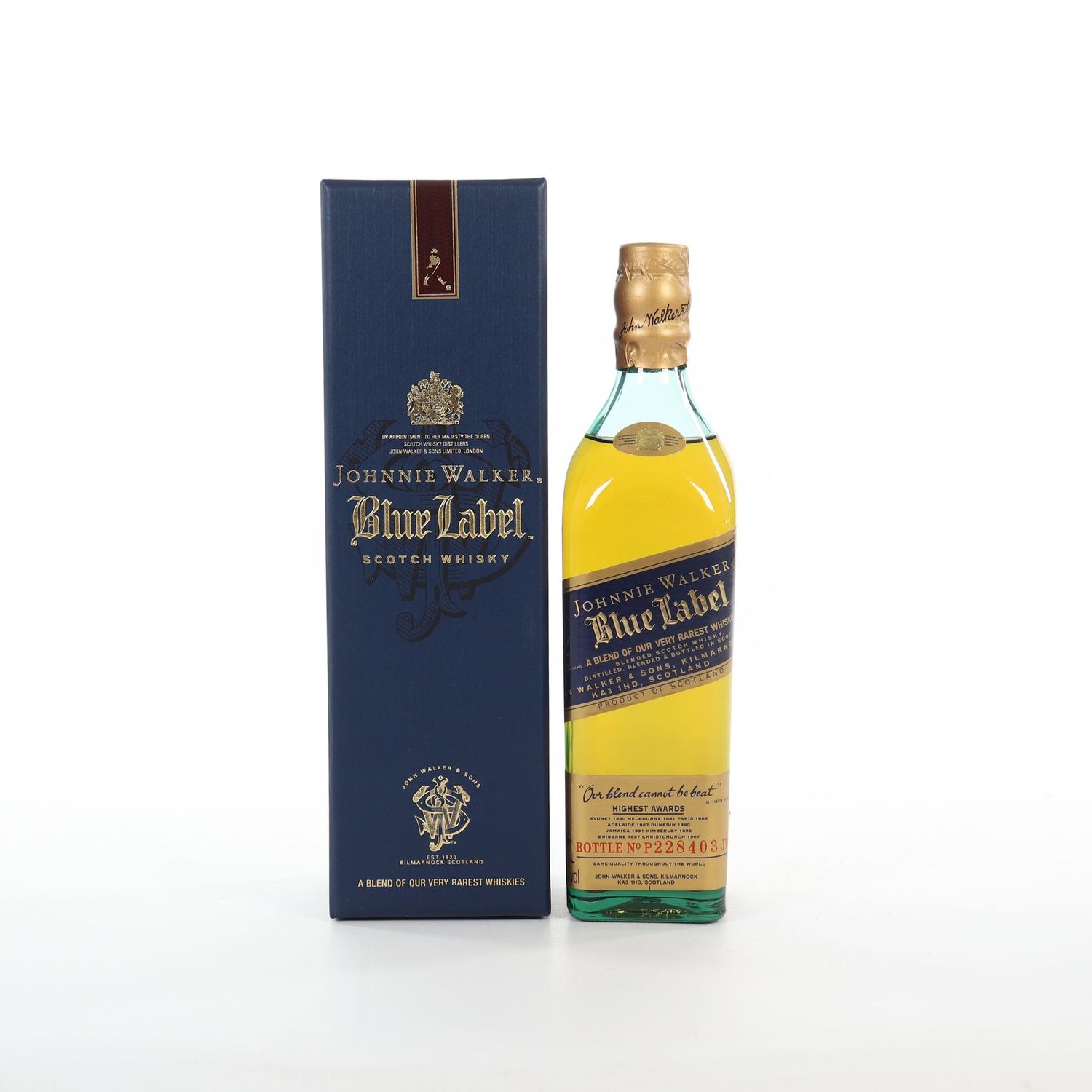 Johnnie Walker Blue Label Blended Scotch Whisky 20cl