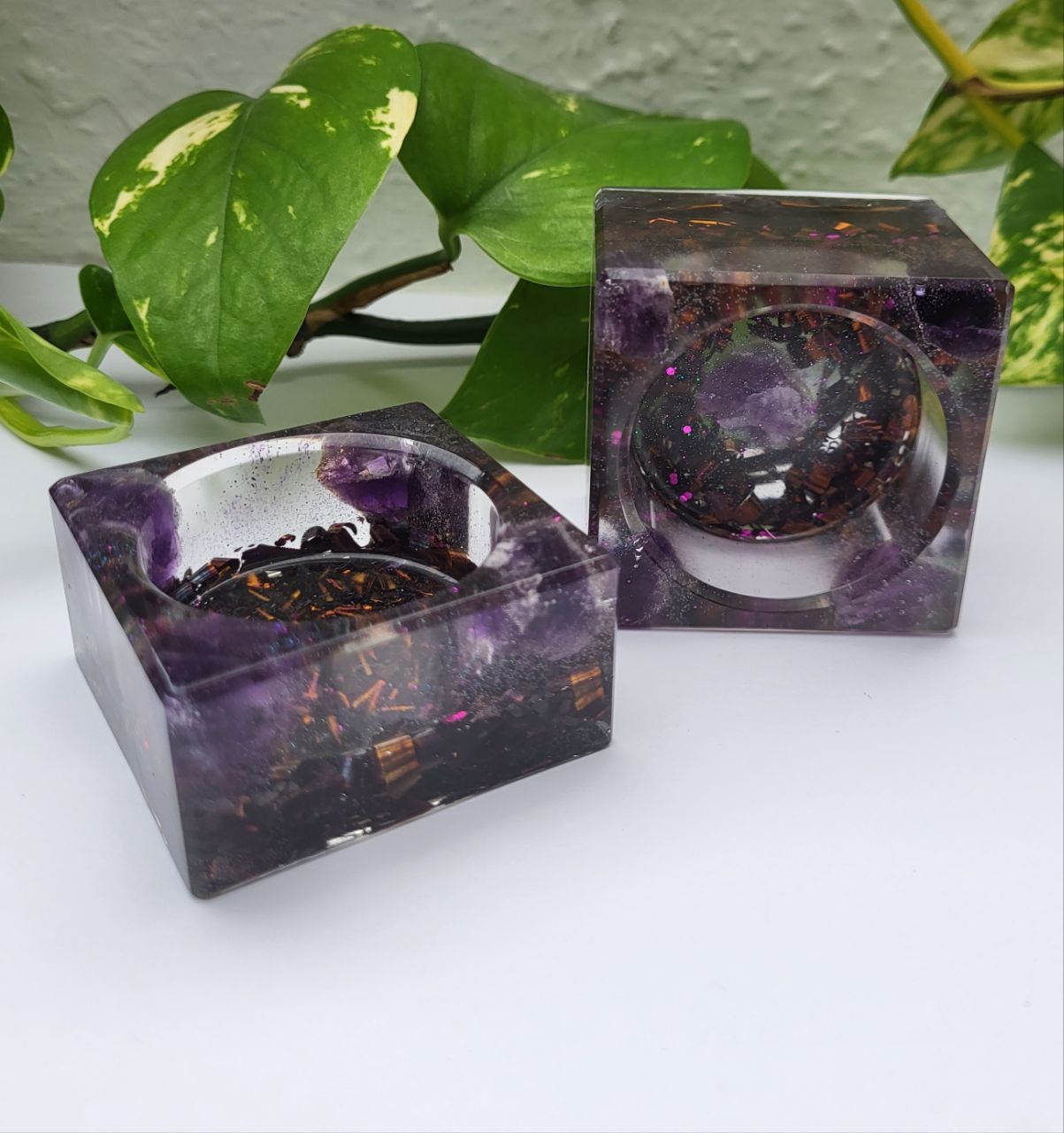 Orgonit Teelichthalter Set