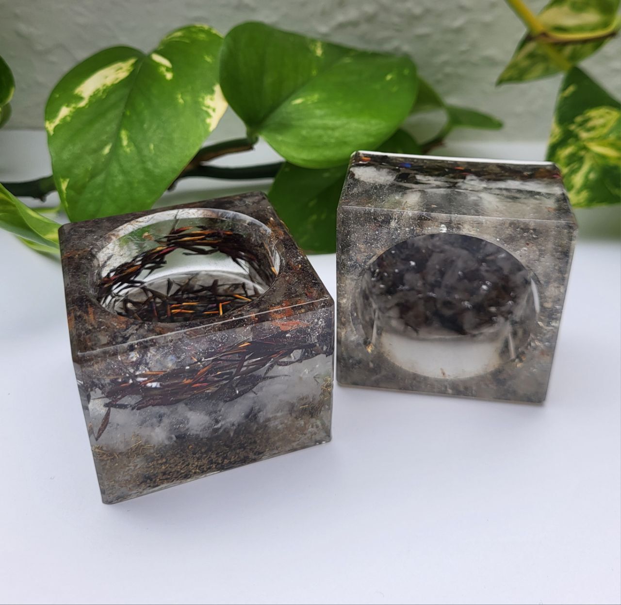 Orgonit Teelichthalter Set