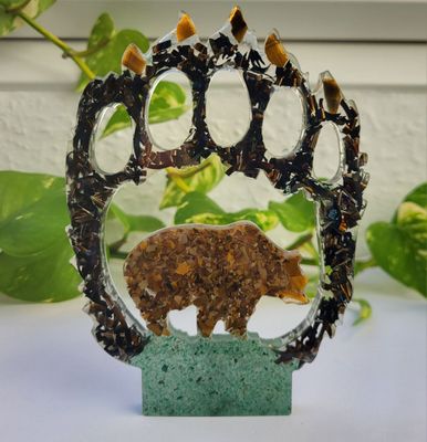 Orgonit Schattenwurf Bär