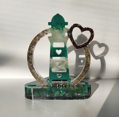 Orgonit Schattenwurf & Teelichthalter Orgonit Schattenwurf & Teelichthalter