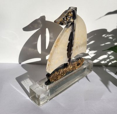 Orgonit Schattenwurf Segelboot