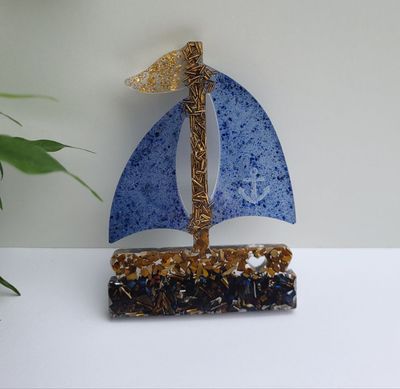 Orgonit Schattenwurf Segelboot Orgonit Schattenwurf Segelboot