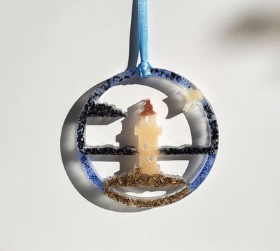 Orgonit Schattenwurf Leuchtturm