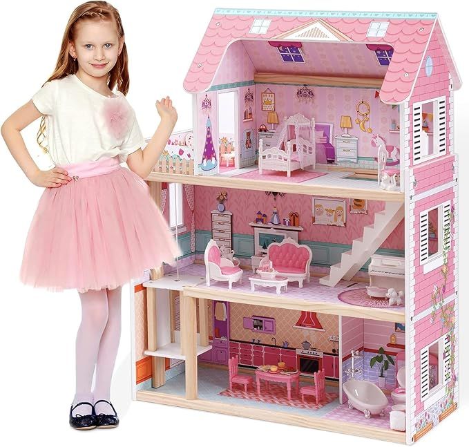 ROBUD dollhouse wooden children&#39;s toy
