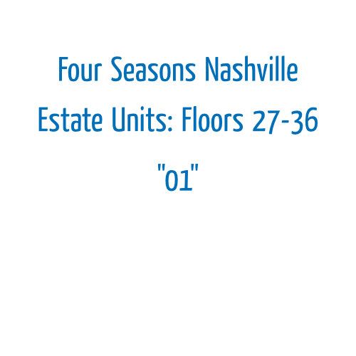 Four Seasons Nashville Estate Units: Four Seasons Nashville Estate Units: "01"