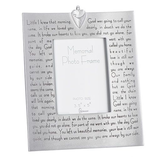 MEMORIAL FRAME W/VERSE - 3.5X5