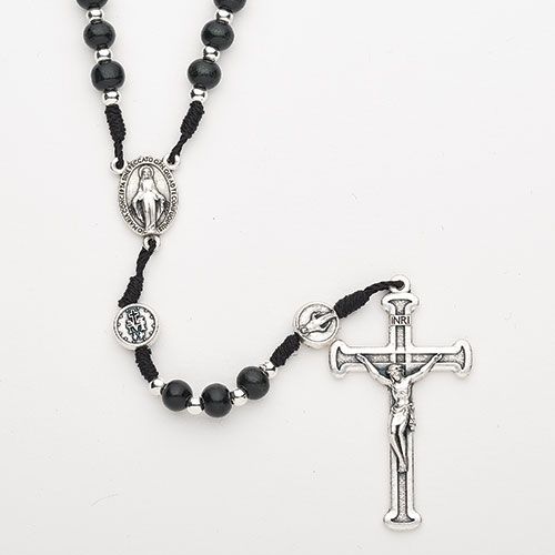 MIRAC MEDAL ROSARY -18.25&quot;