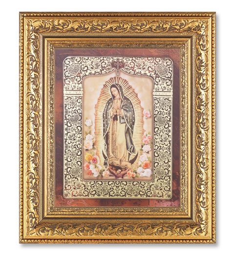 GUADALUPE ROSES IN GOLD 8X10&quot; PHOTO