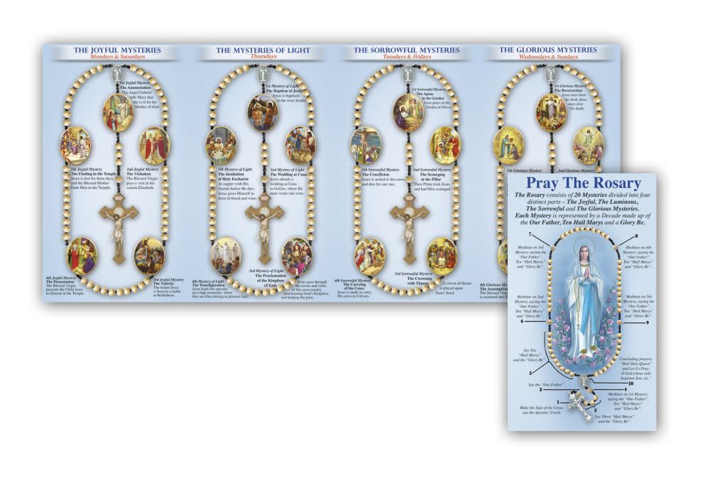 PRAY THE ROSARY CARD NC