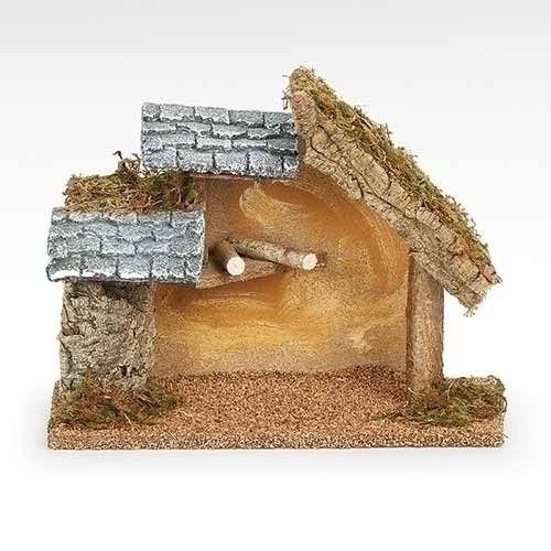 STABLE - ITALIAN -  9.5"H - NATIVITY SCALE 5" - NC