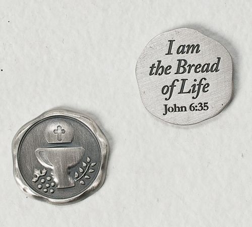 COMMUNION WAX SEAL TOKEN 1&quot; - NC