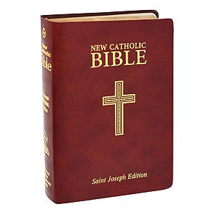 ST JOSEPH NEW CATHOLIC BIBLE - PERSONAL BGD SZ - GIFT ED - NC