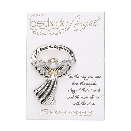 BABY BEDSIDE ANGEL CARDED - 2.5&quot;H - NC