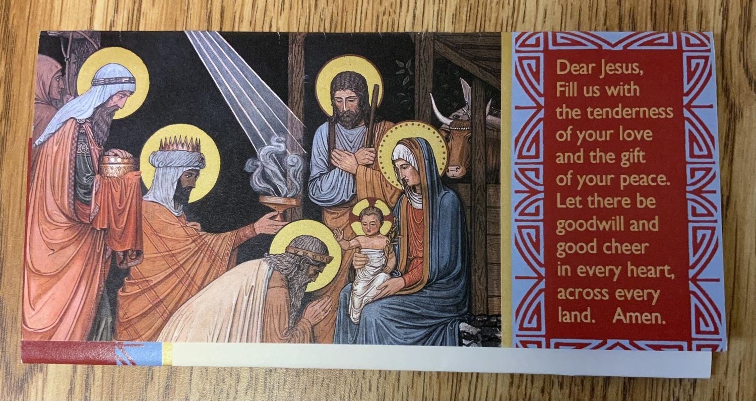 10482 DEAR JESUS FILL US - CHRISTMAS MONEY ENCLOSURE