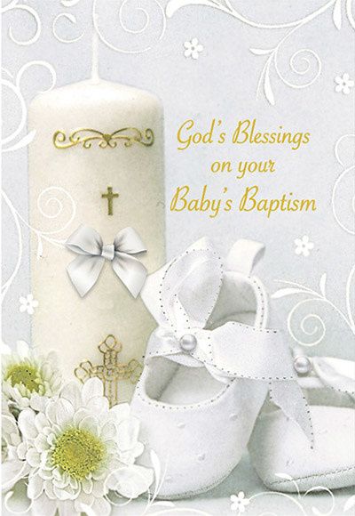 85562 BABY BAPTISM CARD