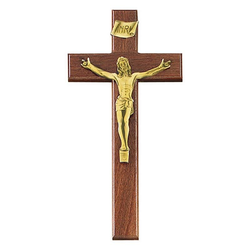 CRUCIFIX SIGN LANGUAGE GOLD WLNT 12&quot;