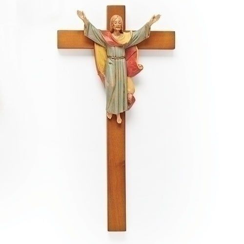 RISEN CHRIST CRUCIFIX 10&quot; FONTANINI