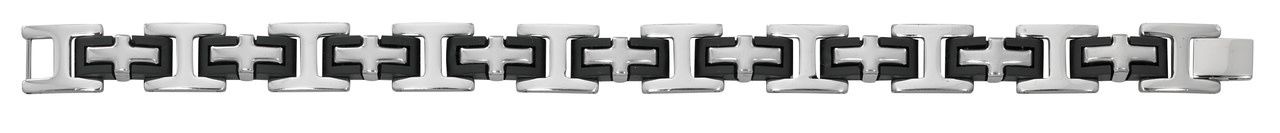 MEN SS BLK CROSS BRAC