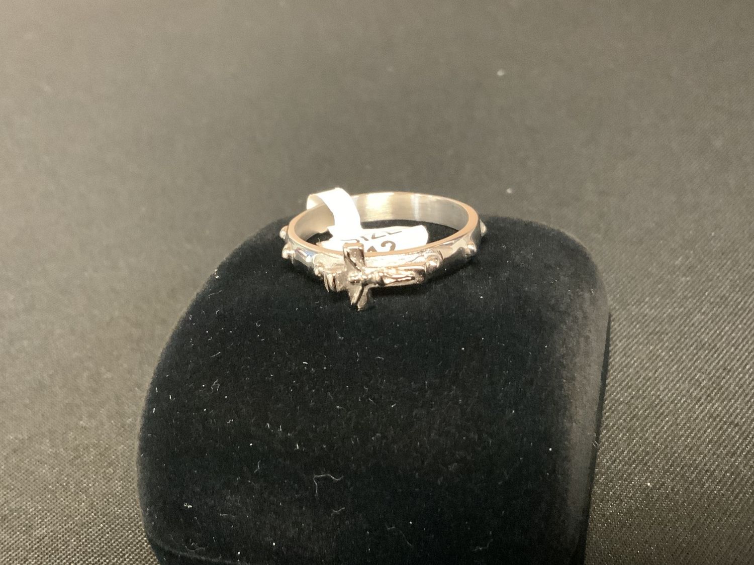 SS ROSARY RING SIZED