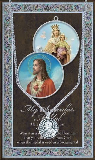 MY SCAPULAR MEDAL PWT INFO CARD