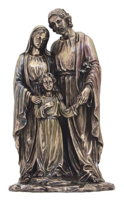 HOLY FAMILY BRONZE 10&quot;