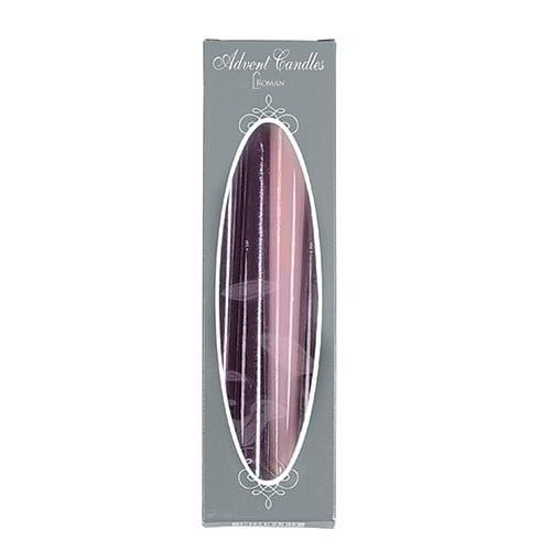 ADVENT CANDLES SET OF 4 - 10&quot;H