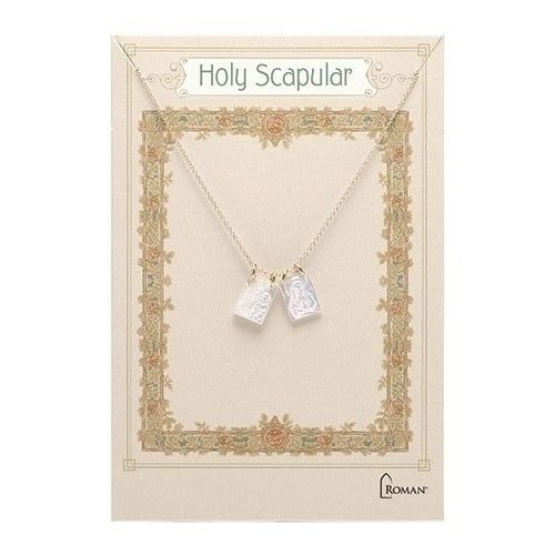 HOLY SCAPULAR SS NECK GLD - 18&quot;