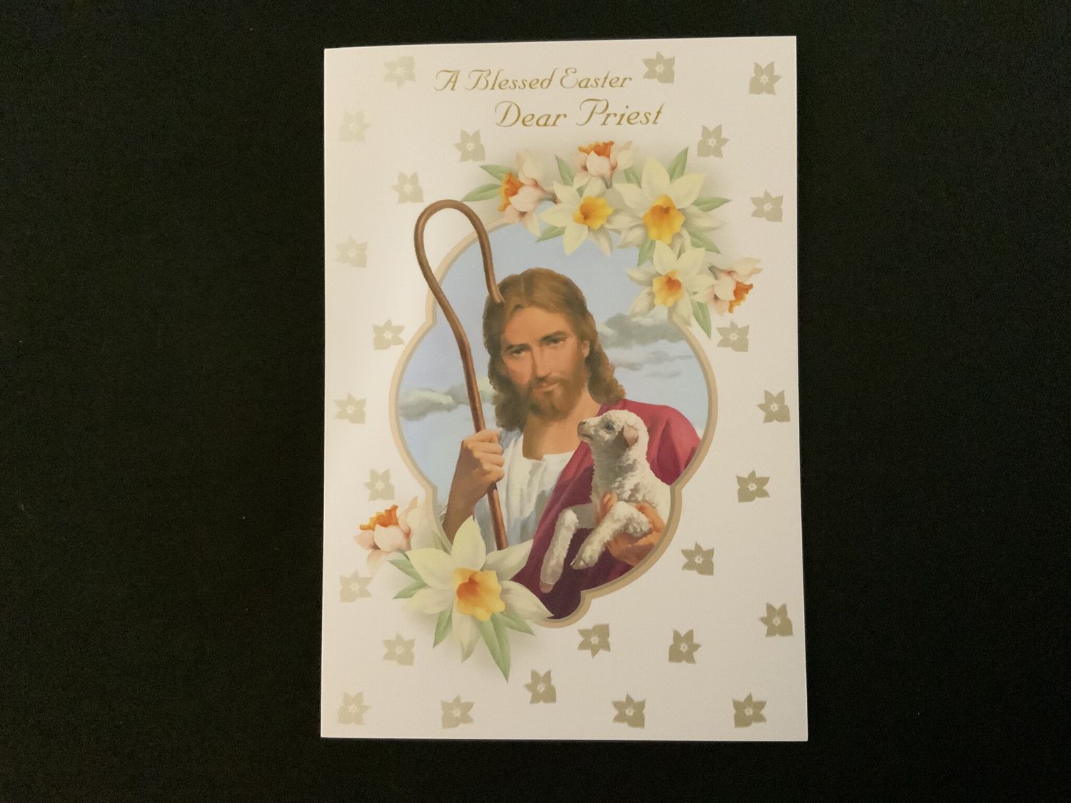 89474 PRIEST EASTER CARD