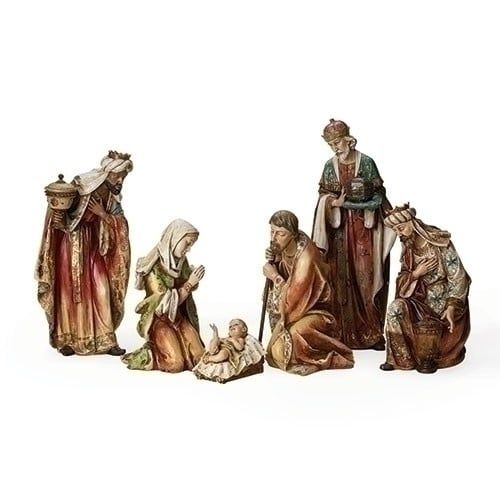 NATIVITY FIG 6PC  -  5"-20"H