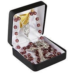 MOTHER&#39;S EMBRACE ROSARY - AMETHYST