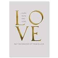 CL60690 LOVE THE GREATEST CARD