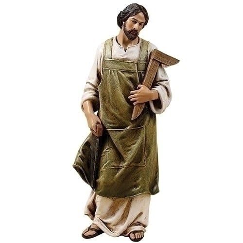 JOSEPH THE WORKER STATUE - 10.25"H