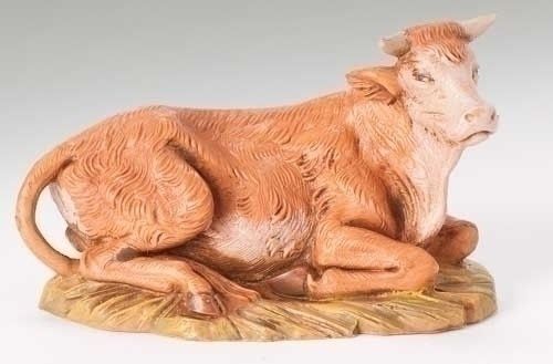 NATIVITY FIGURES - SEATED OX - 5"