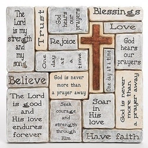 CROSSWORD WALL PLAQUE - 10.25&quot;H