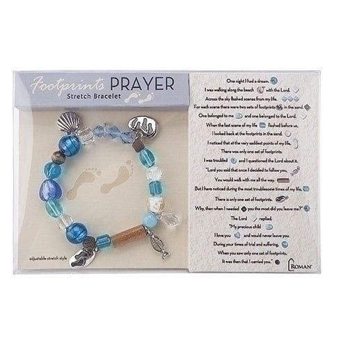 FOOTPRINTS STORY BRACELET - 7.5&quot;L