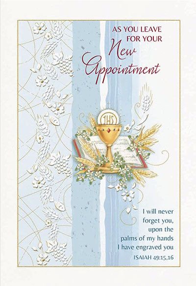 82698 NEW APPOINMENT CARD