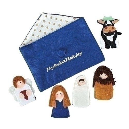 NATIVITY FINGER SET 6PC - 3&quot;