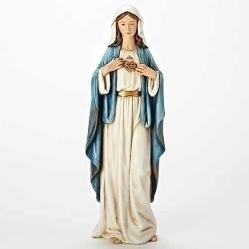 IMMACULATE HEART MARY - 17.25&quot;H