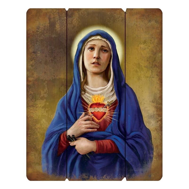 SORROWS OL PALLET PLAQUE 15&quot;