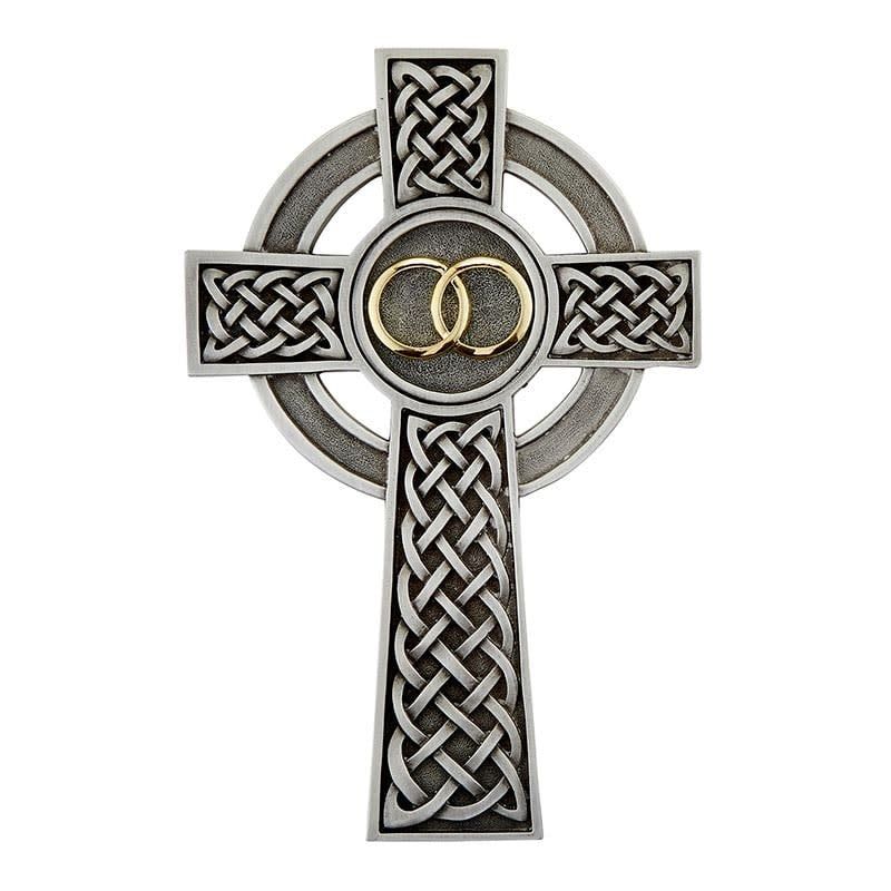 KNOTTED CELTIC CROSS 8&quot; WEDDING ANNIV