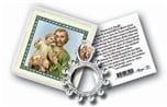 JOSEPH ROSARY RING &amp; PRAYER CARD