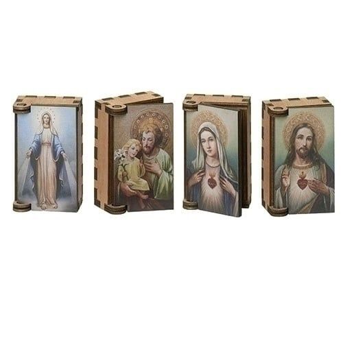 WOOD KEEPSAKE BOX W IMAGE -1.25&quot;
