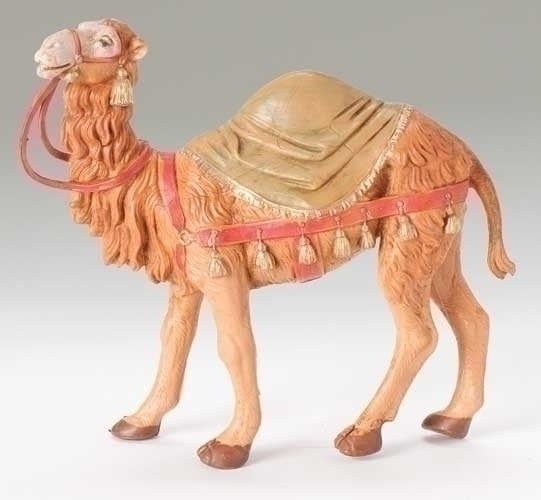 NATIVITY FIGURES - CAMEL W BLANKET - 5&quot;H